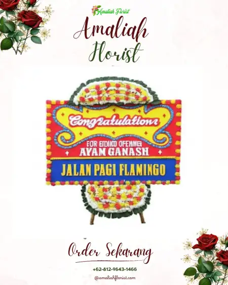 Sewa Papan Bunga Gonjak