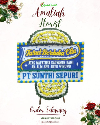 Papan Bunga Duka di Gonjak