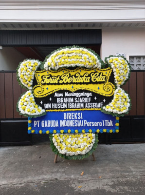 Papan Bunga Duka di Gonjak