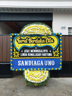 Papan Bunga Duka di Gonjak